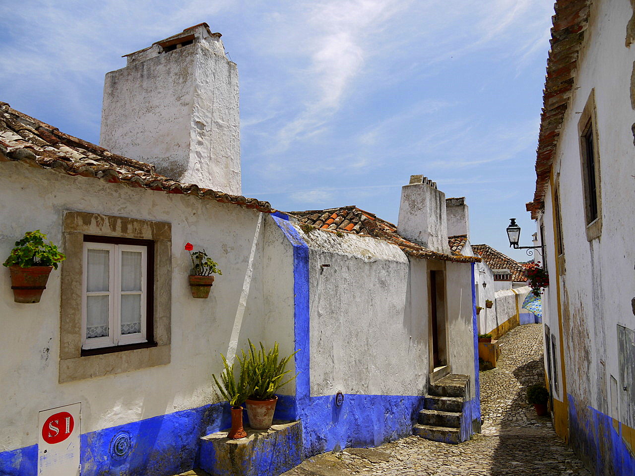 views of The Obidos town